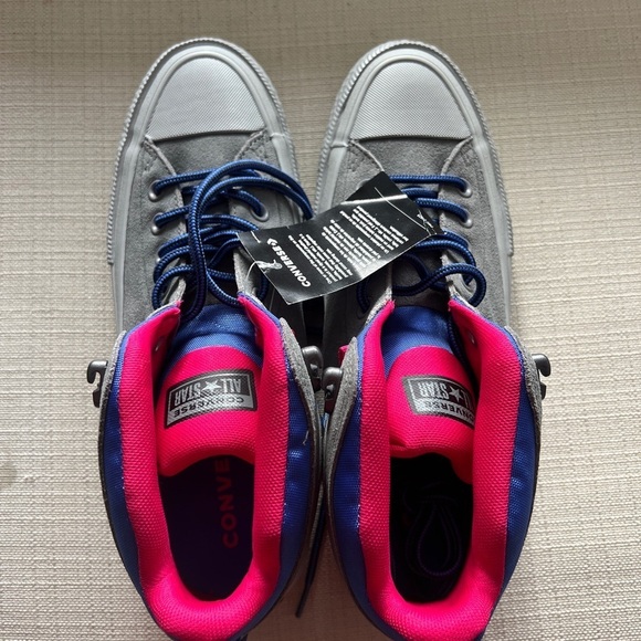 Converse All-Star Suede Street Boot Sneaker Men’s 9/Women’s 11 Mason/Obsidian - Picture 10 of 13